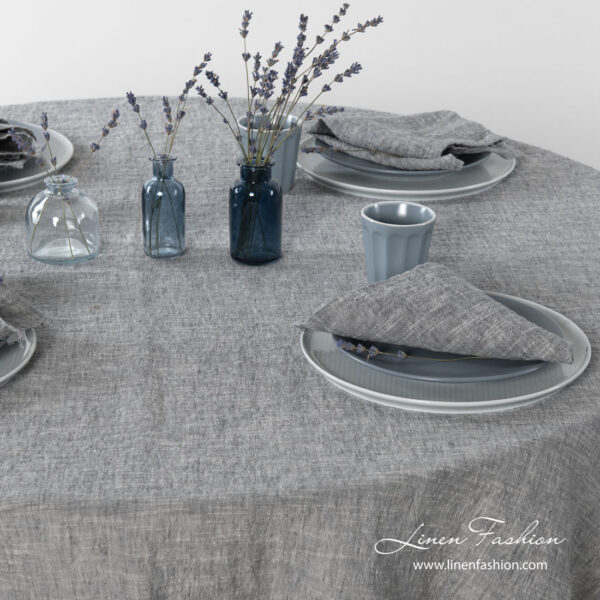 ASTRA Nappe ronde gris foncé – Image 5