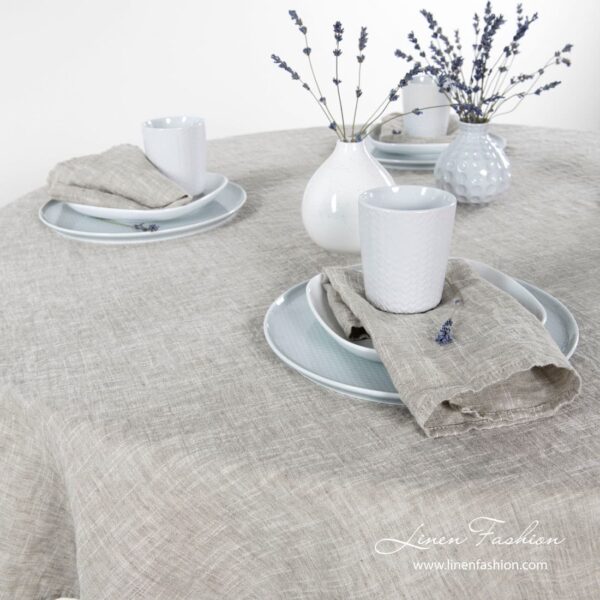 ASTRA Nappe ronde beige – Image 4