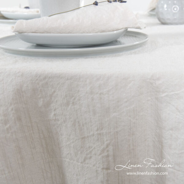 ASTRA Nappe ronde blanche – Image 4