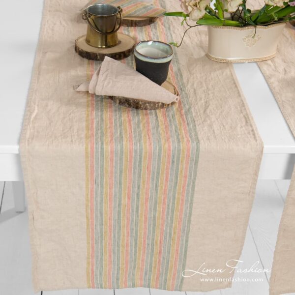 MEIZA Chemin de table brun – Image 2