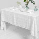 PORTO Serviette de table blanche