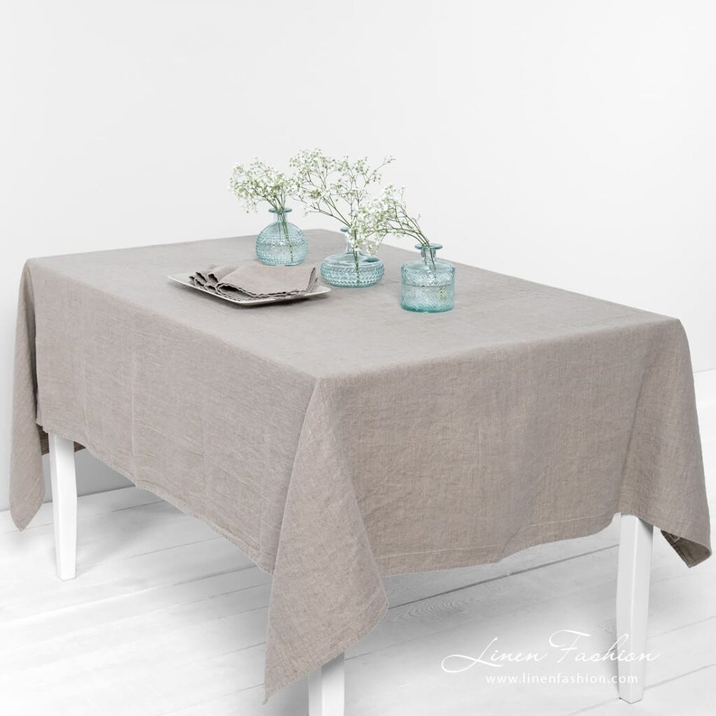 NARA Nappe lin naturel 1 NARA Nappe lin naturel
