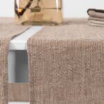 ALMOND Chemin de table brun