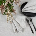 NARA Serviette de table beige