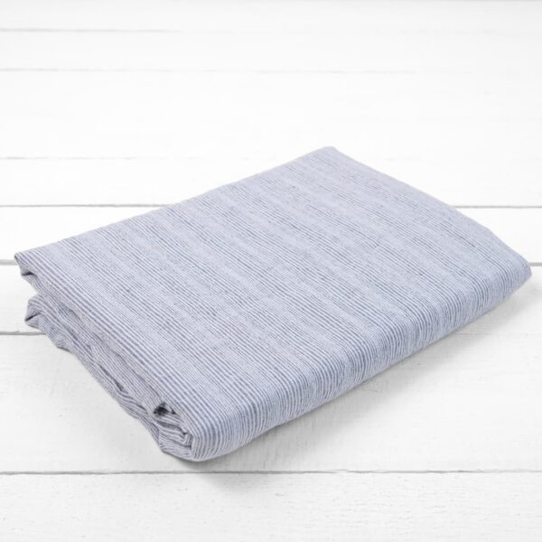 DOVI Drap plat rayures bleu clair