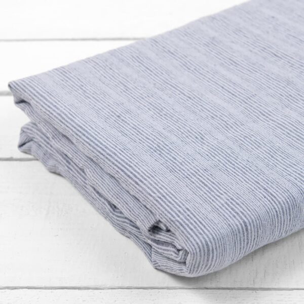 DOVI Drap plat rayures bleu clair – Image 2