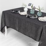 MANTIS Serviette de table noire
