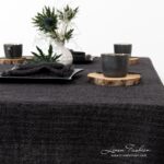 ONYX Serviette de table gris