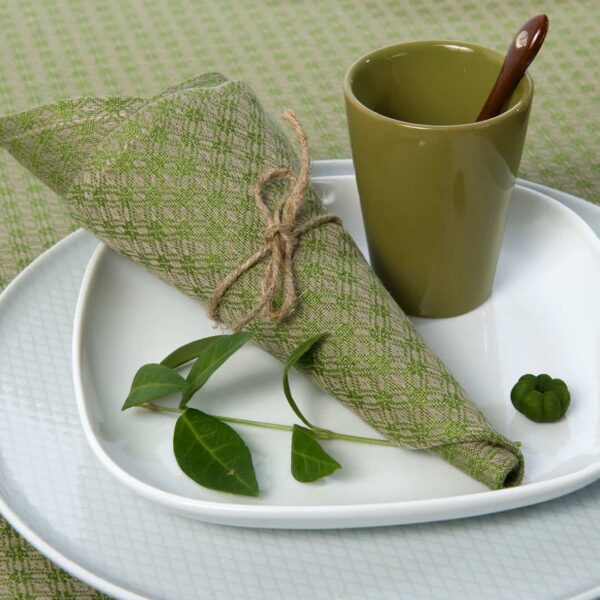 TONY Serviette de table vert