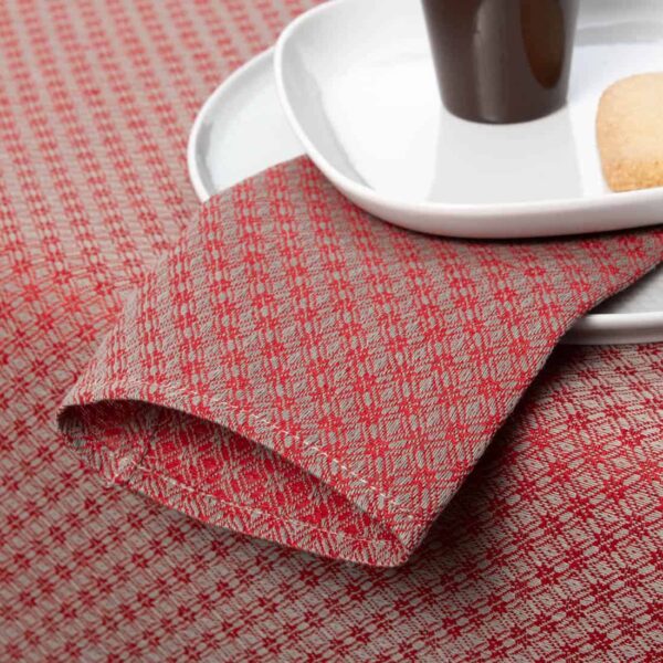 TONY Serviette de table rouge – Image 2