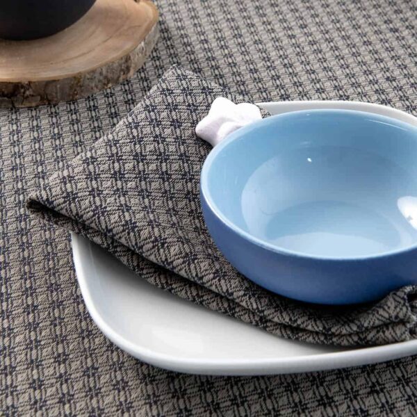 TONY Serviette de table bleu foncé – Image 2