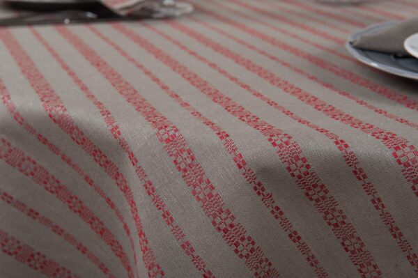 ORNA Nappe ronde/ovale rouge – Image 2