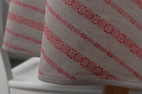 ORNA Nappe ronde/ovale rouge – Image 3