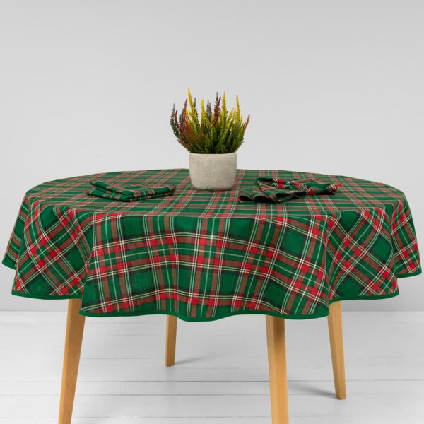 SCARLET Nappe ronde/ovale verte