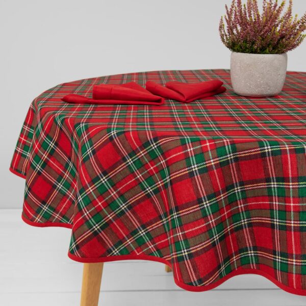 SCARLET Nappe ronde/ovale rouge – Image 5