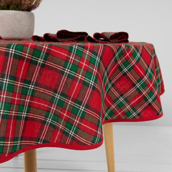 SCARLET Nappe ronde/ovale rouge – Image 2