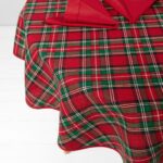 SCARLET Nappe ronde/ovale rouge