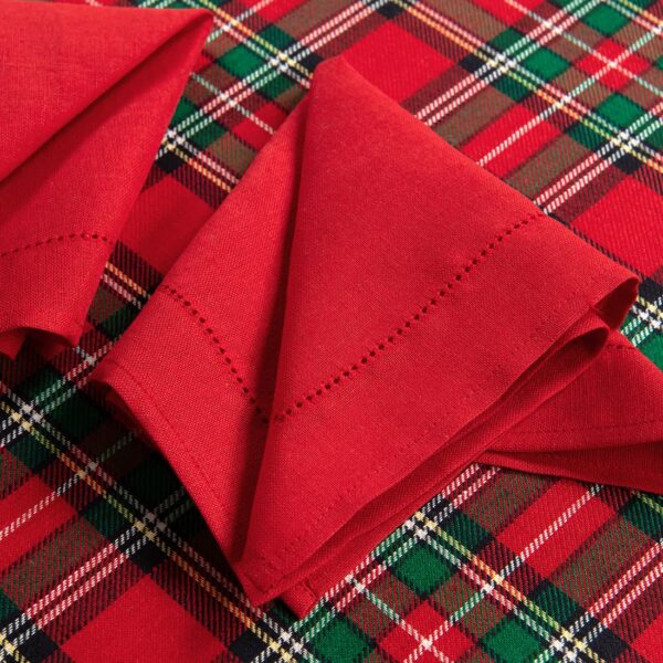 SCARLET Nappe ronde/ovale rouge – Image 4