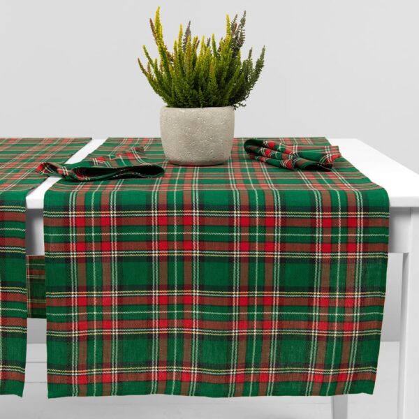SCARLET Chemin de table vert – Image 2