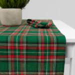 SCARLET Chemin de table vert