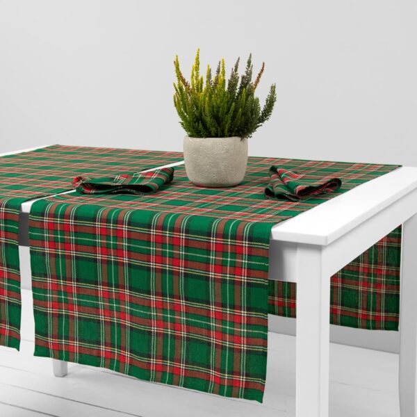 SCARLET Chemin de table vert
