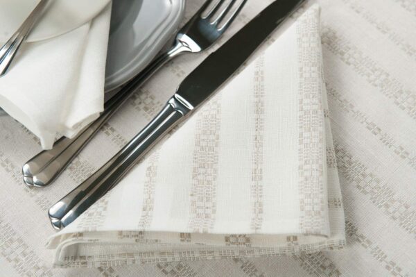 ORNA Serviette de table blanche – Image 2