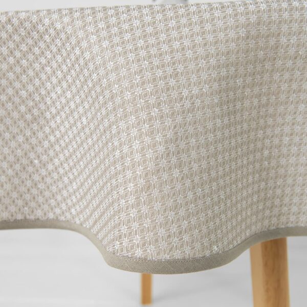 TONY Nappe ronde/ovale beige – Image 5