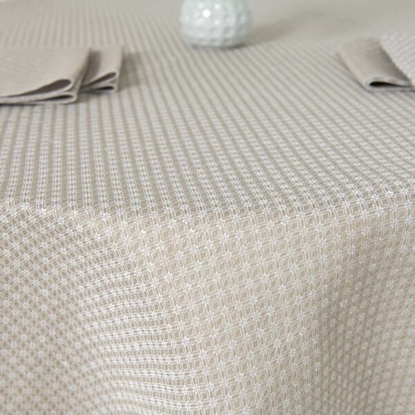TONY Nappe ronde/ovale beige – Image 3