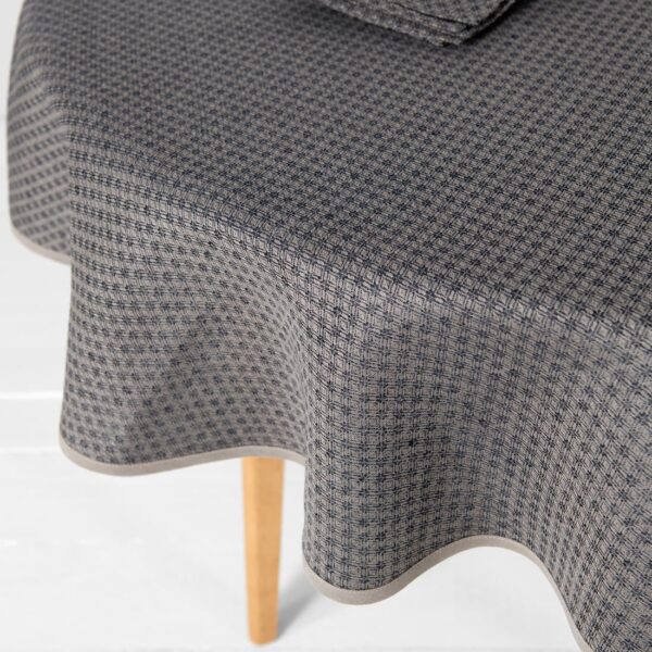 TONY Nappe ronde/ovale bleue – Image 3