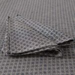TONY Nappe ronde/ovale bleue