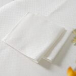 TONY Nappe ronde/ovale blanche