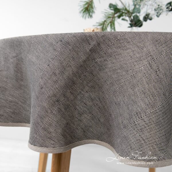MINERAL Nappe ronde / ovale gris – Image 4