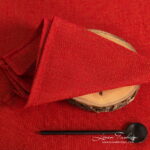 DONNA Serviette de table rouge