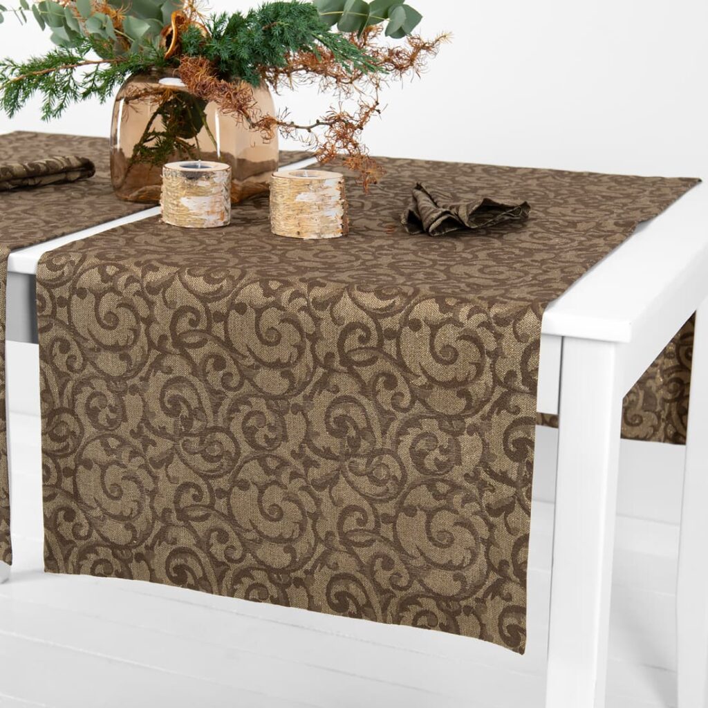 ATLANTA Chemin de table brun 2 ATLANTA Chemin de table brun – Image 2