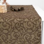 ATLANTA Chemin de table brun