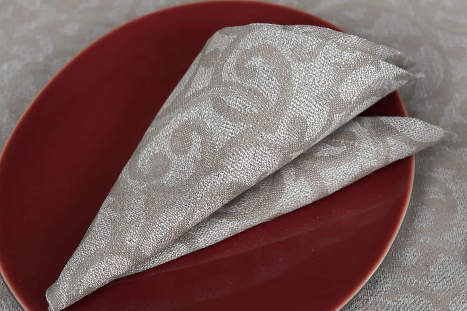 ATLANTA Serviette de table beige