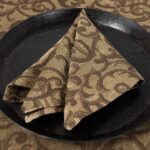 ATLANTA Serviette de table brun