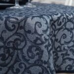 ATLANTA Nappe ronde/ovale bleue