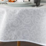 ATLANTA Nappe ronde/ovale grise