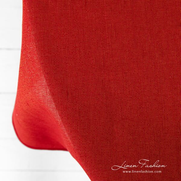 DONNA Nappe ronde/ovale rouge – Image 2