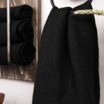 PURO Drap de bain noir