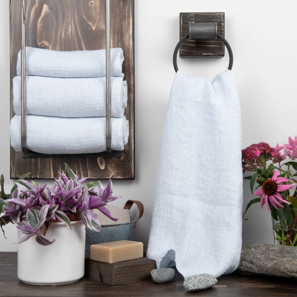 PURO Drap de bain bleu clair