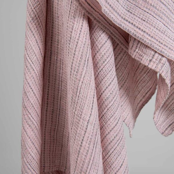 PURO Drap de bain rayée rose – Image 4