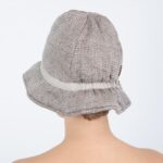 PURO Chapeau de sauna brun gris
