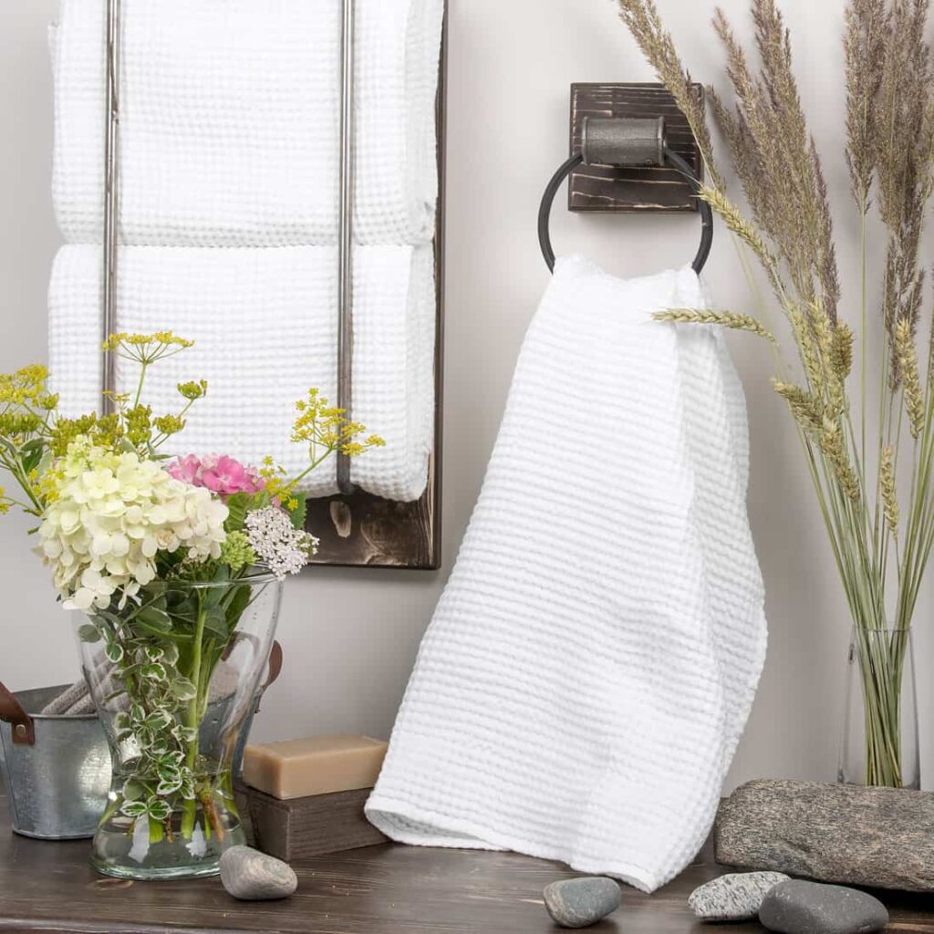 BINGO Drap de bain blanc 1 BINGO Drap de bain blanc