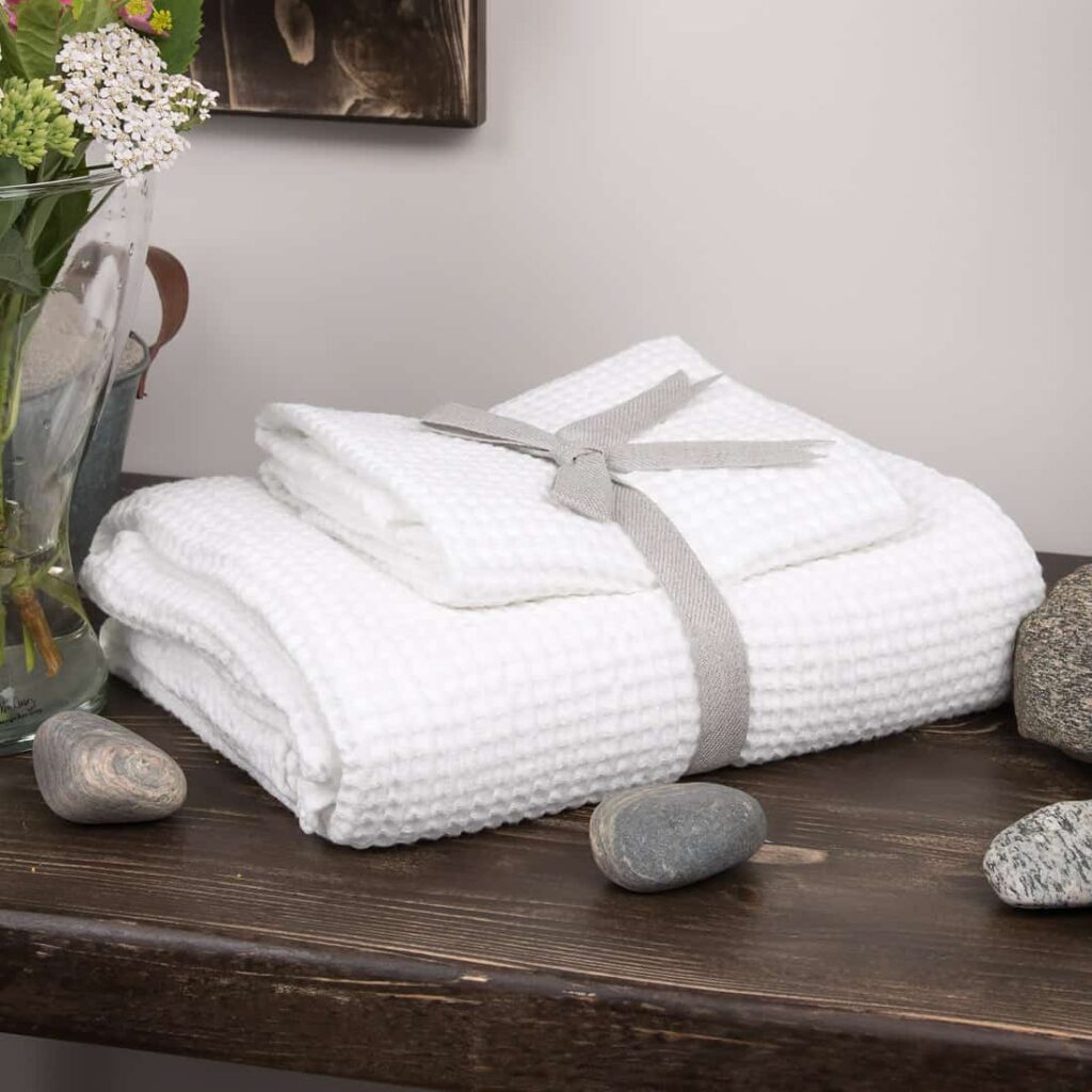 BINGO Drap de bain blanc 3 BINGO Drap de bain blanc – Image 3
