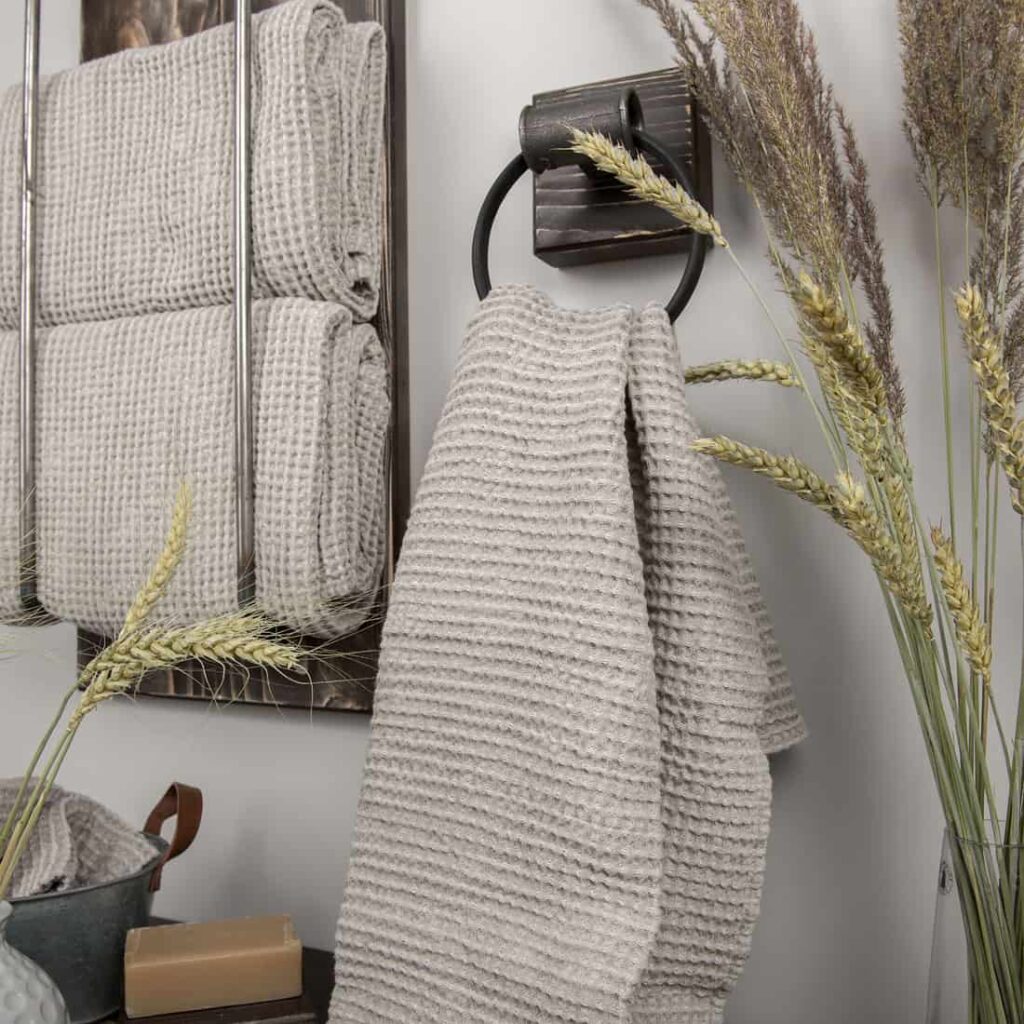 BINGO Drap de bain gris clair 3 BINGO Drap de bain gris clair – Image 3