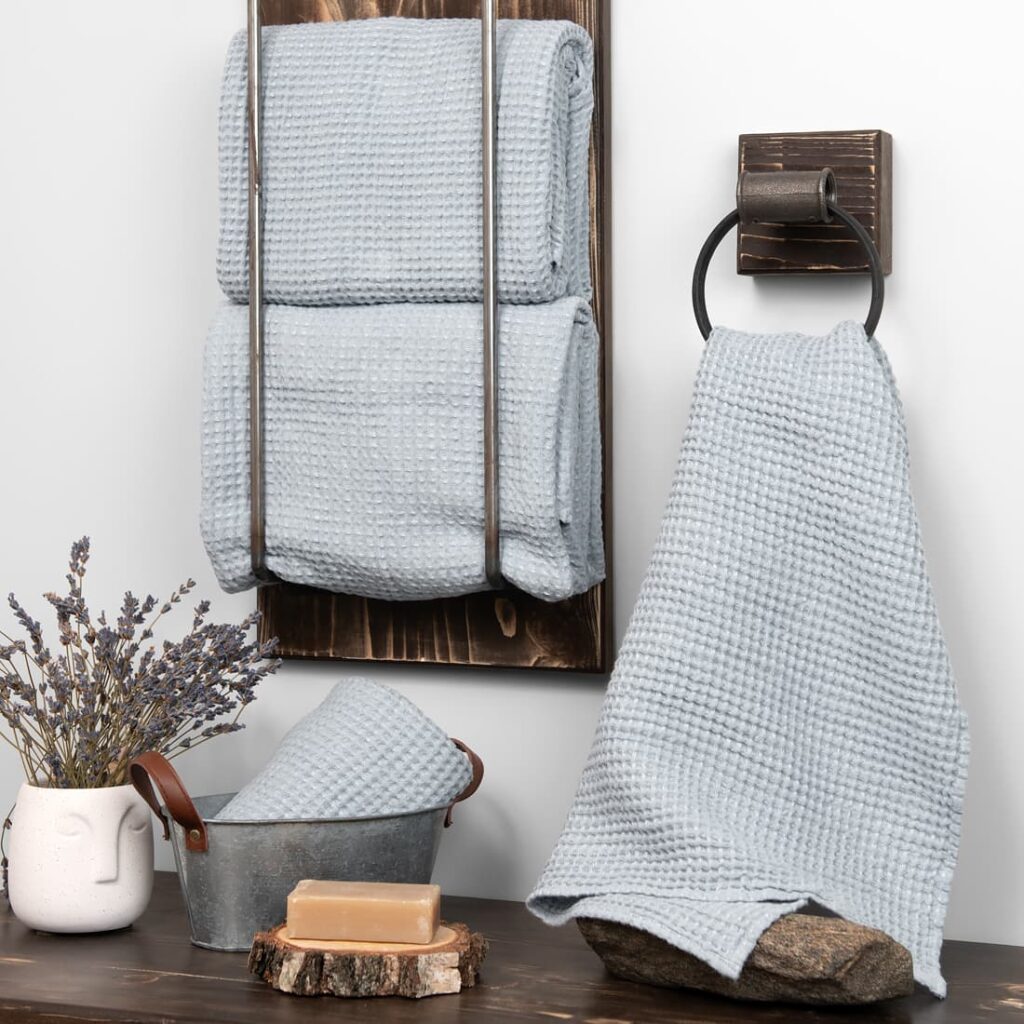 BINGO Drap de bain bleu glacier 1 BINGO Drap de bain bleu glacier