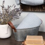 BINGO Drap de bain bleu glacier