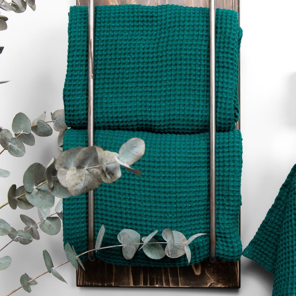 BINGO Drap de bain émeraude 2 BINGO Drap de bain émeraude – Image 2